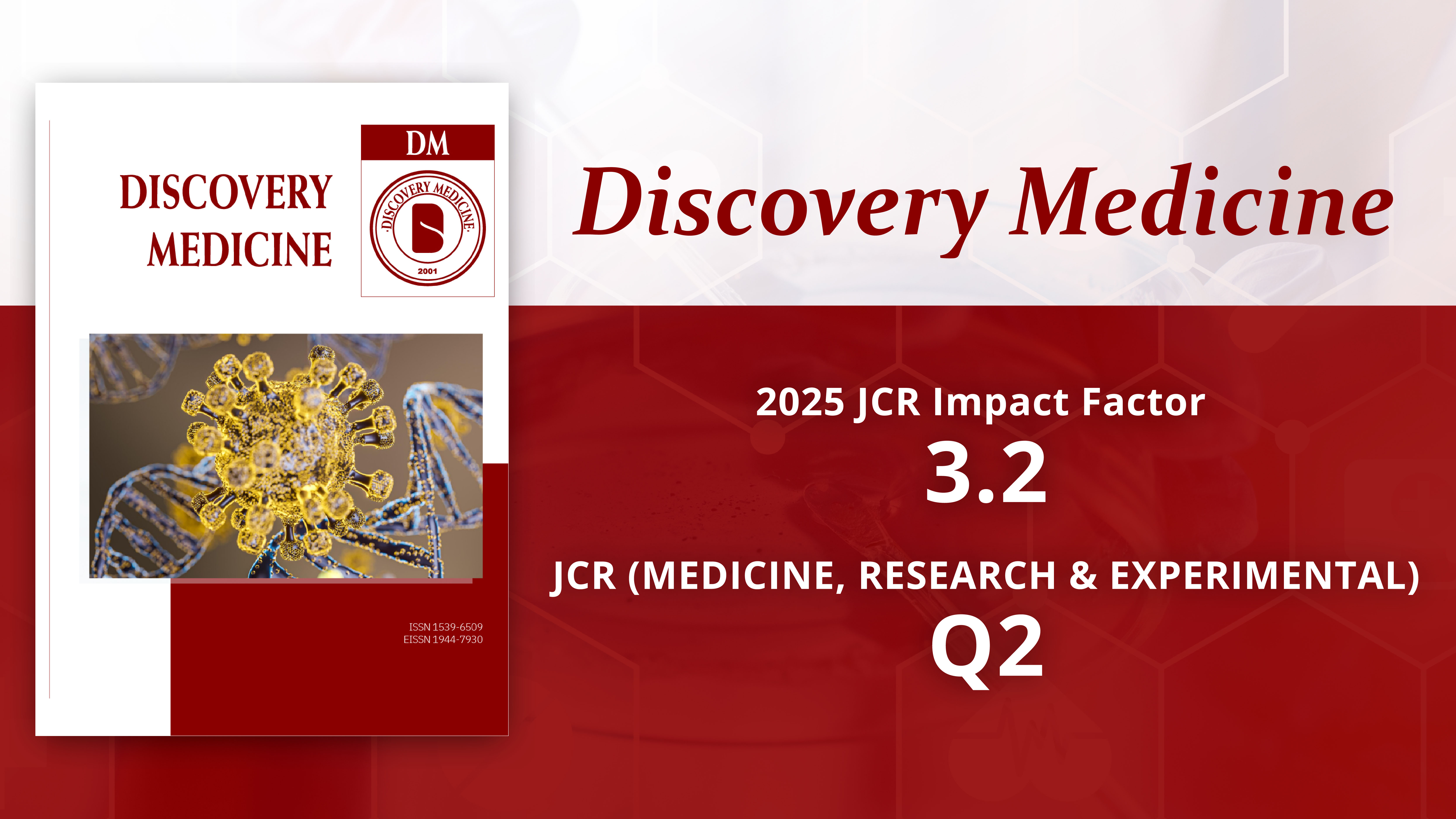 Banner image for 2025 JCR Impact Factor 3.2